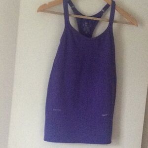 NIKE DRY FIT PURPLE TANK STRETCHY SIZE XS